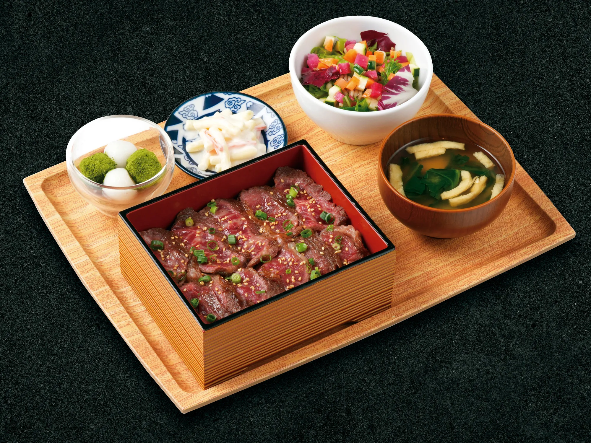 黒毛和牛ビフテキ重